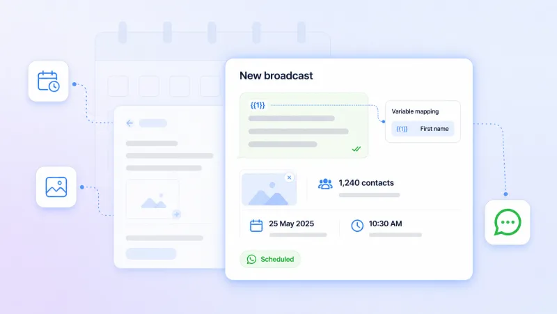 SheetWA Scheduled template broadcasts